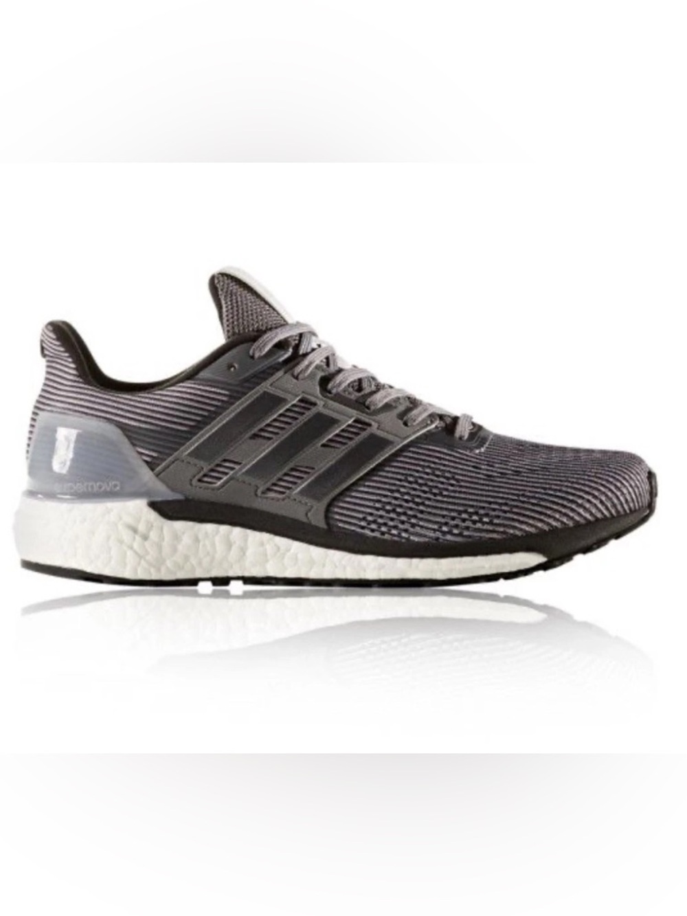Adidas Supernova Boost Running Shoes in Gray/Black,‎ Men's Size 12